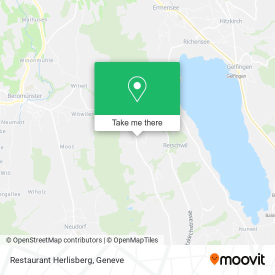 Restaurant Herlisberg map
