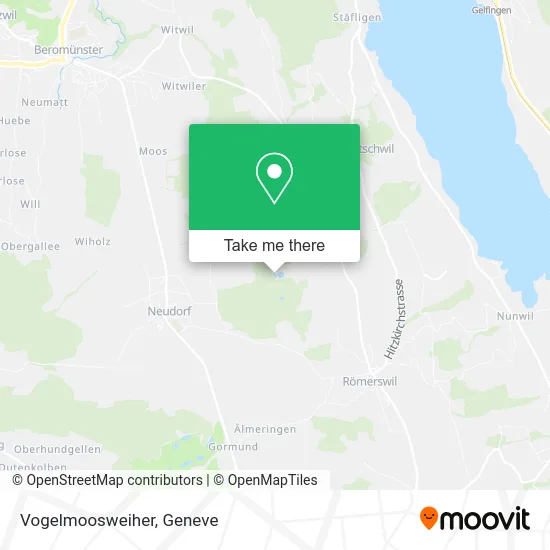Vogelmoosweiher map