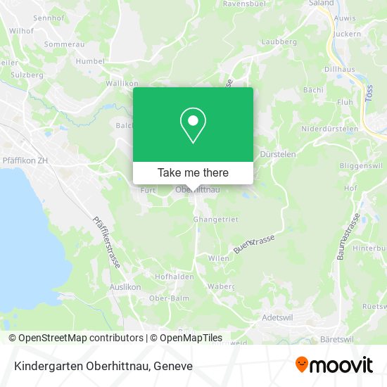 Kindergarten Oberhittnau map