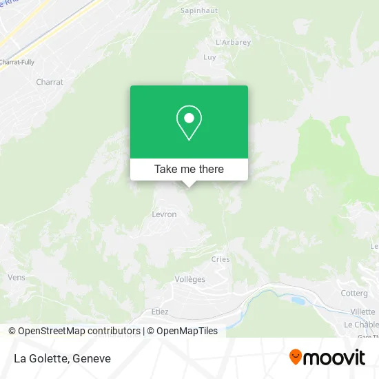 La Golette map