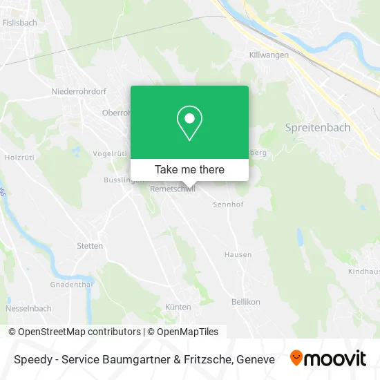 Speedy - Service Baumgartner & Fritzsche map