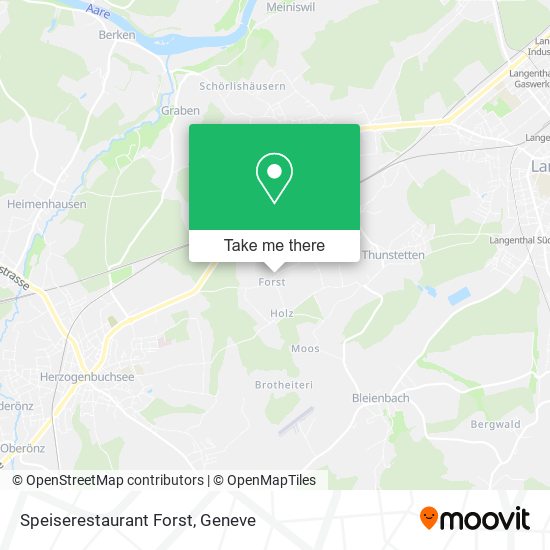 Speiserestaurant Forst map