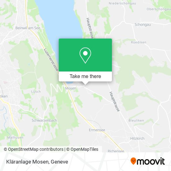 Kläranlage Mosen map