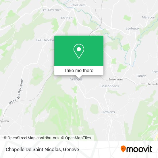 Chapelle De Saint Nicolas map
