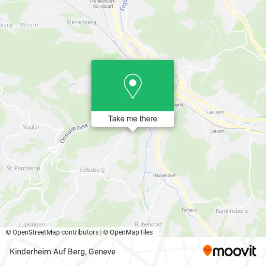 Kinderheim Auf Berg map