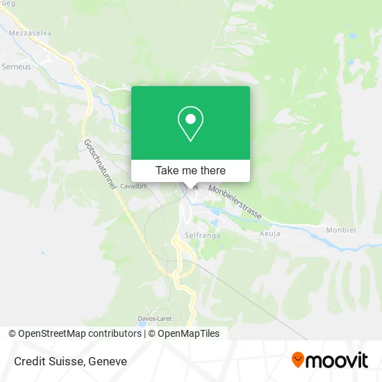 Credit Suisse map