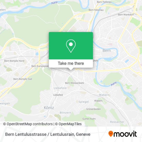 Bern Lentulusstrasse / Lentulusrain map