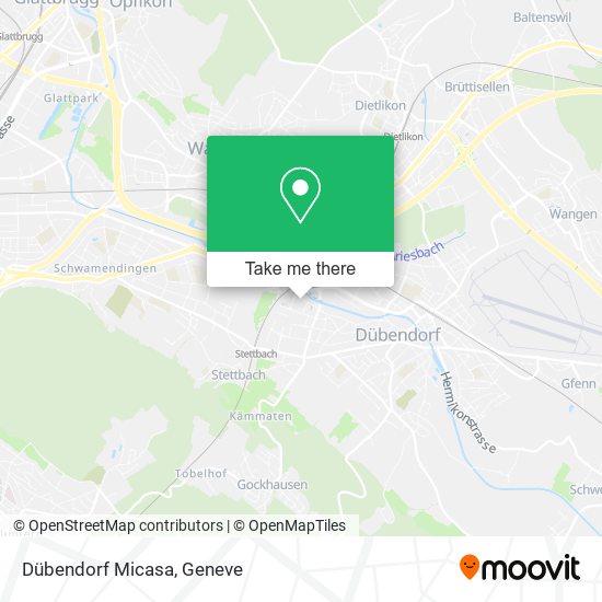 Dübendorf Micasa map