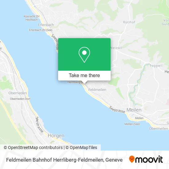 Feldmeilen Bahnhof Herrliberg-Feldmeilen map