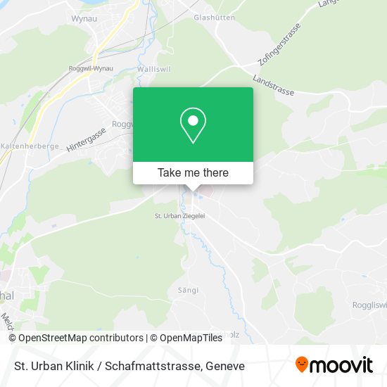 St. Urban Klinik / Schafmattstrasse map