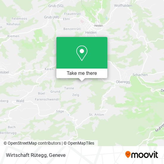 Wirtschaft Rütegg map