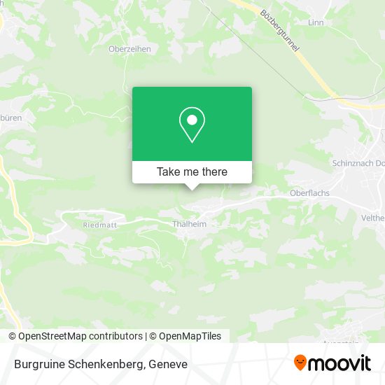 Burgruine Schenkenberg map