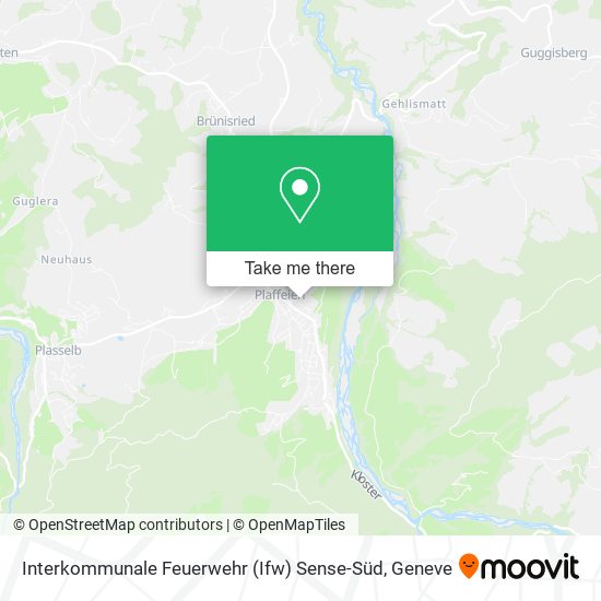 Interkommunale Feuerwehr (Ifw) Sense-Süd map