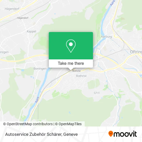 Autoservice Zubehör Schärer map