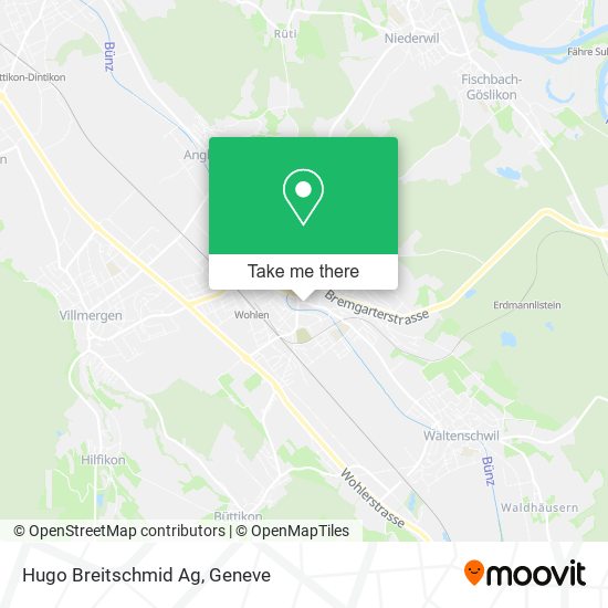 Hugo Breitschmid Ag map