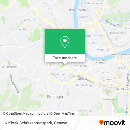 K Kiosk Schützenmattpark map