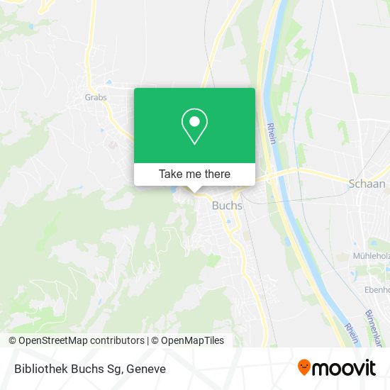Bibliothek Buchs Sg map
