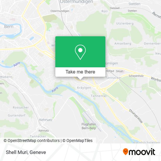 Shell Muri map