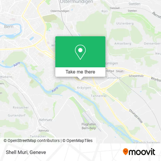 Shell Muri map