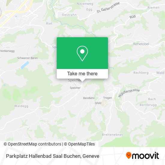 Parkplatz Hallenbad Saal Buchen map