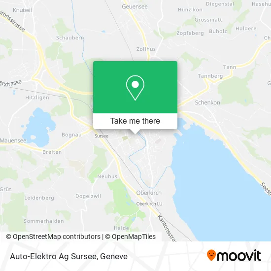 Auto-Elektro Ag Sursee plan