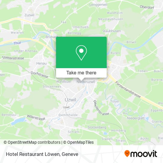 Hotel Restaurant Löwen map