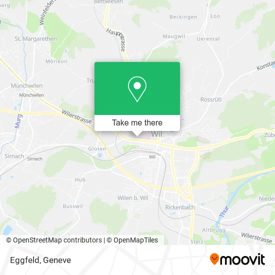Eggfeld map