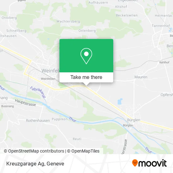 Kreuzgarage Ag map