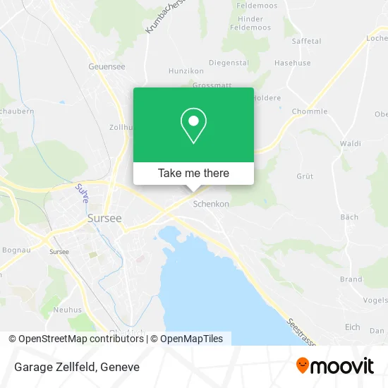 Garage Zellfeld map