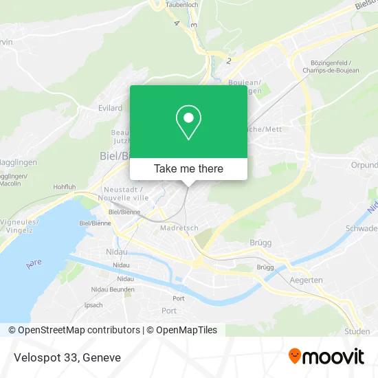 Velospot 33 map