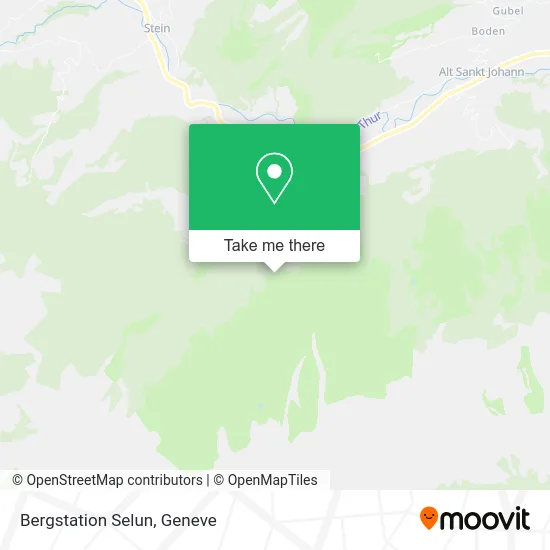 Bergstation Selun map
