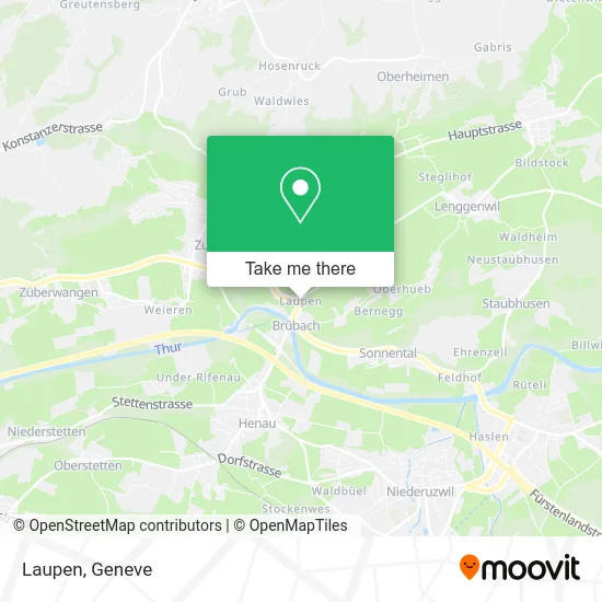 Laupen map