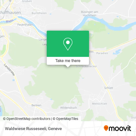 Waldwiese Russeseeli map