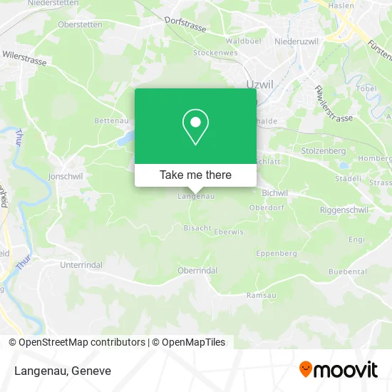Langenau map