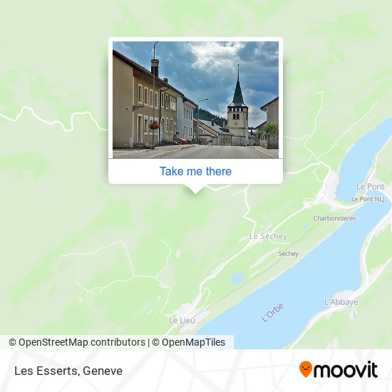 Les Esserts map