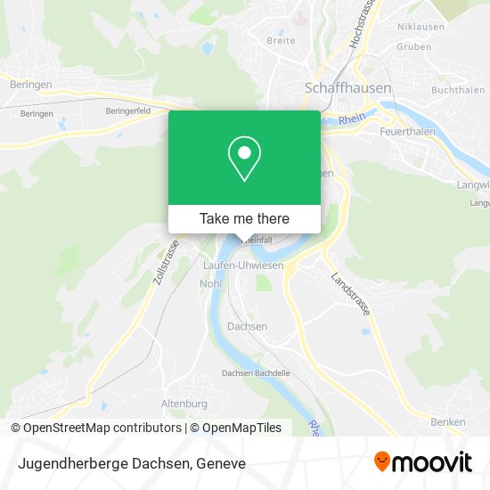 Jugendherberge Dachsen map