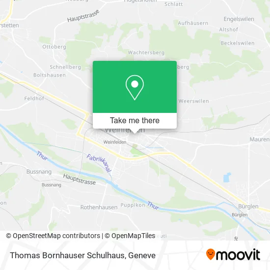 Thomas Bornhauser Schulhaus map
