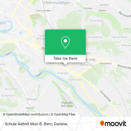 Schule Aebnit Muri B. Bern map
