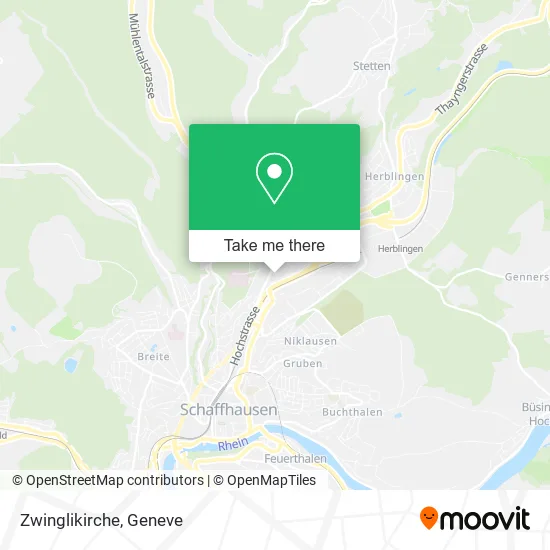 Zwinglikirche map