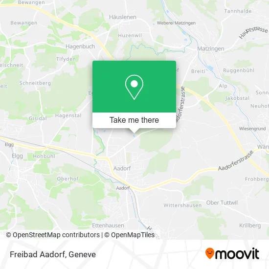Freibad Aadorf map