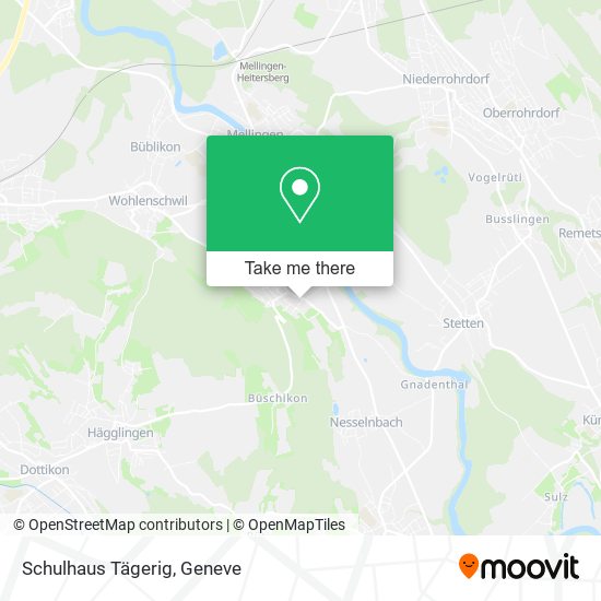 Schulhaus Tägerig map