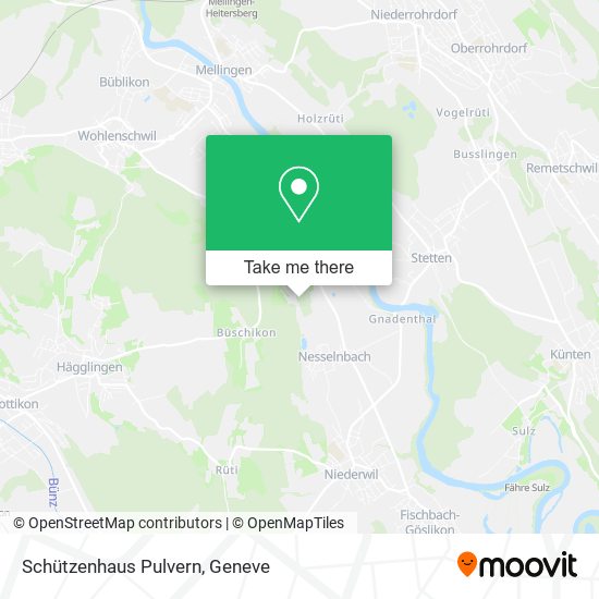 Schützenhaus Pulvern map