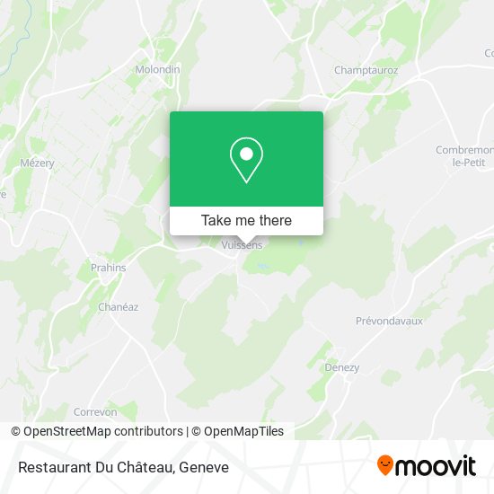 Restaurant Du Château map