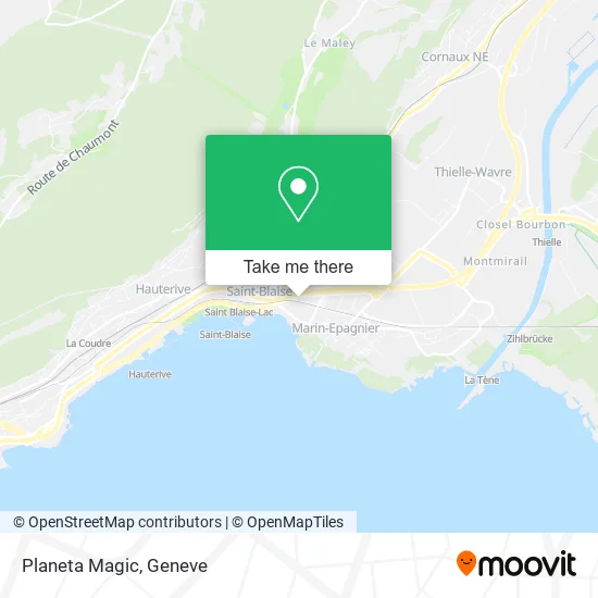 Planeta Magic map