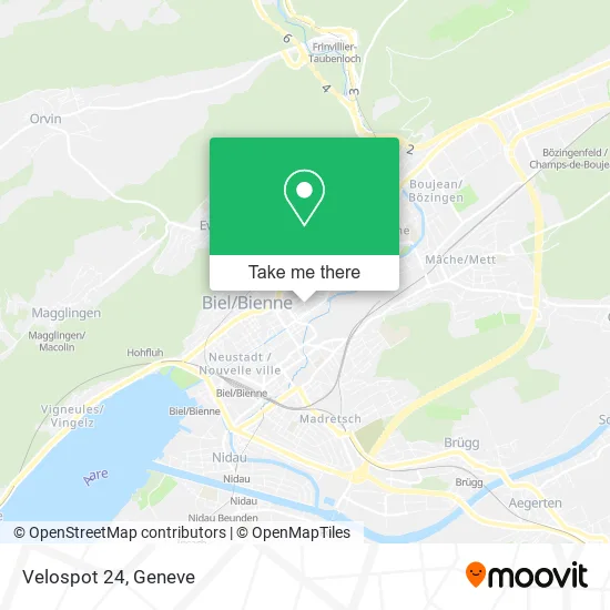 Velospot 24 map