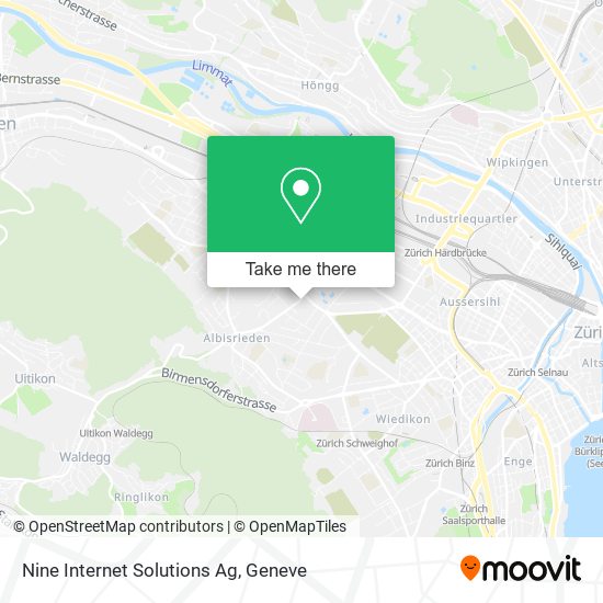 Nine Internet Solutions Ag map