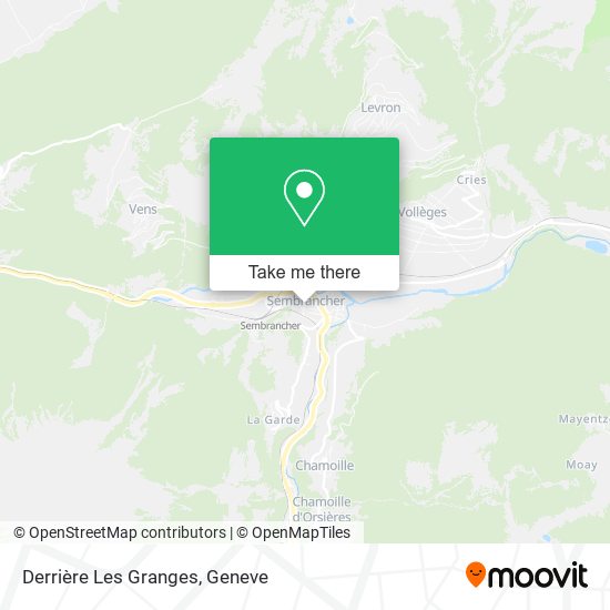 Derrière Les Granges map