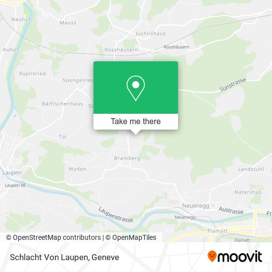 Schlacht Von Laupen map