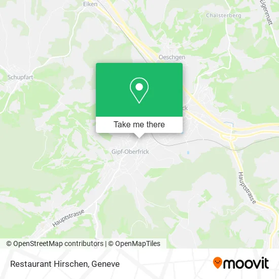 Restaurant Hirschen map