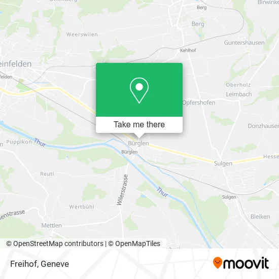 Freihof map